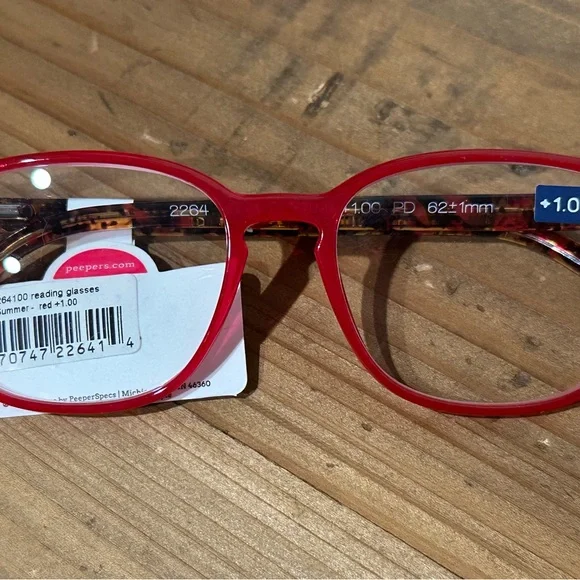 Peepers Indian Summer Red Women's 1.0 Reading Glasses - Picture 15 of 15